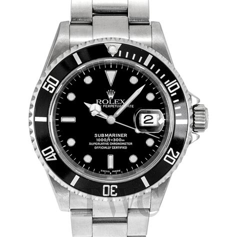 black faced rolex submariner|Rolex Submariner date black dial.